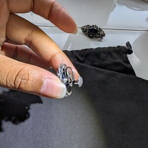 Elegant Silver Clip-On Earrings